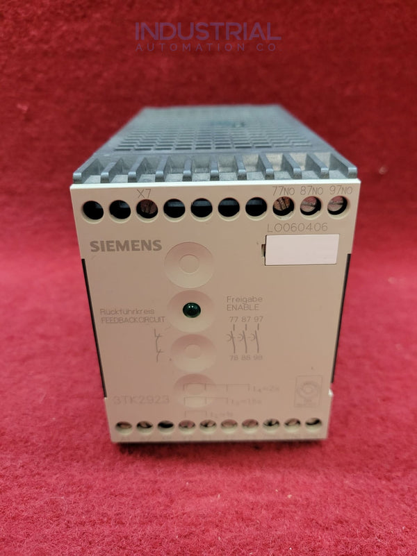 Siemens 3TK2923-0BB4 IAC Certified Refurbished