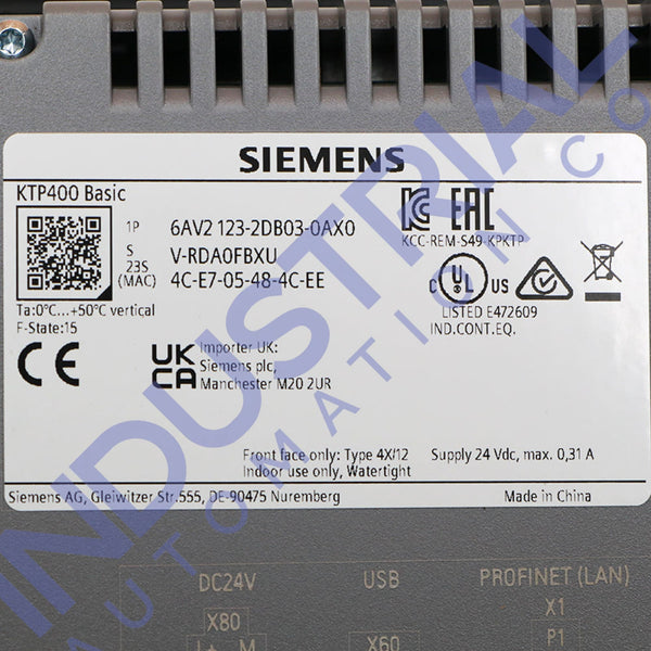 Siemens 6AV2123-2DB03-0AX0 New