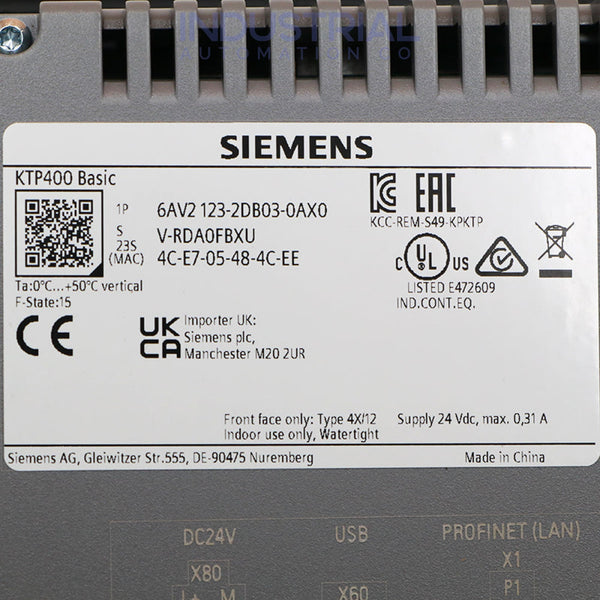 Siemens 6AV2123-2DB03-0AX0 New