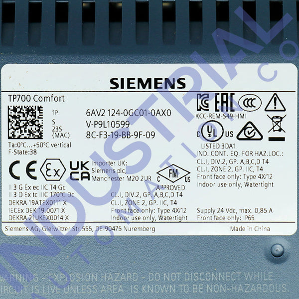 Siemens 6AV2124-0GC01-0AX0