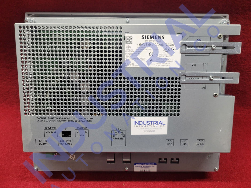 Siemens 6Av6644-0Aa01-2Ax0 Industrial Automation