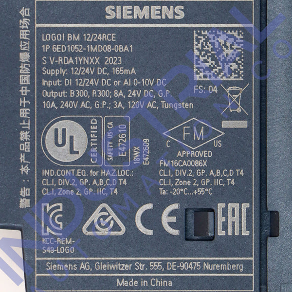 Siemens 6ED1052-1MD08-0BA1 - New
