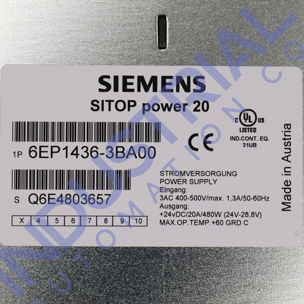 Siemens 6EP1436-3BA00 New