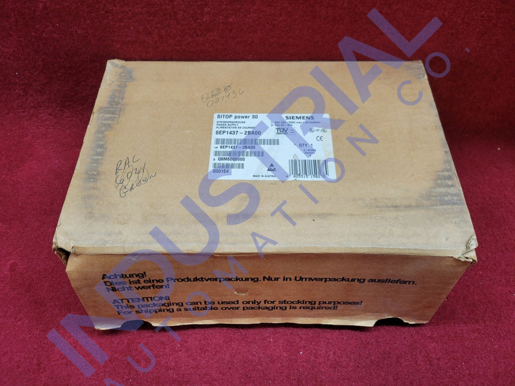 Siemens 6EP1437-2BA00 New Open Box Business & Industrial