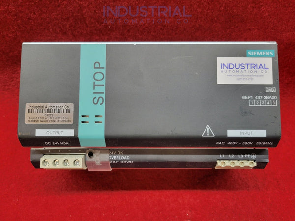 Siemens 6EP1437-3BA00 IAC Certified Refurbished