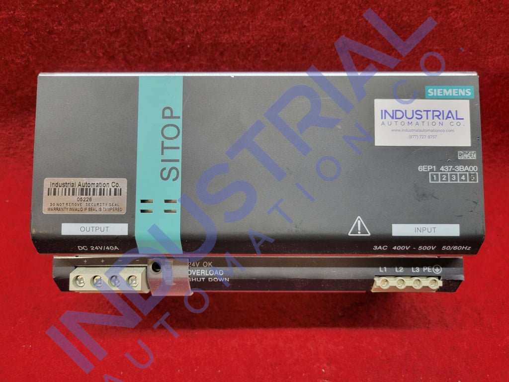 Siemens 6EP1437-3BA00 IAC Certified Refurbished