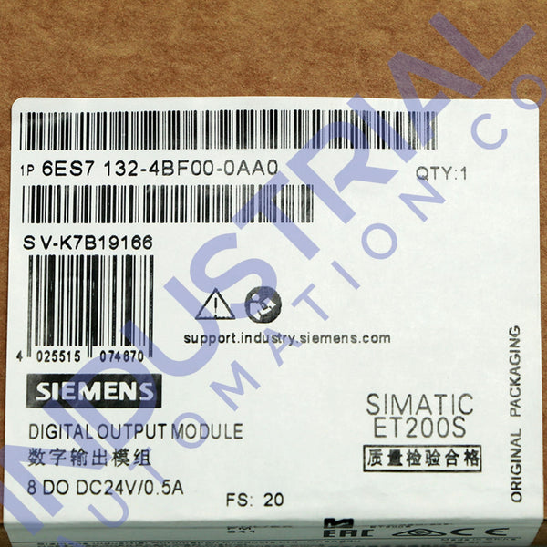 Siemens 6ES7132-4BF00-0AA0 - New