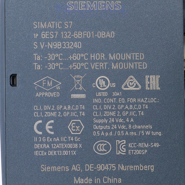 Siemens 6ES7132-6BF01-0BA0 New