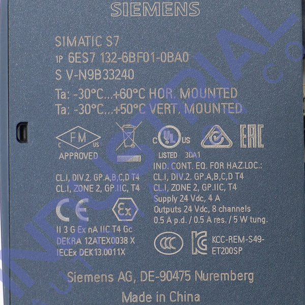 Siemens 6ES7132-6BF01-0BA0 New