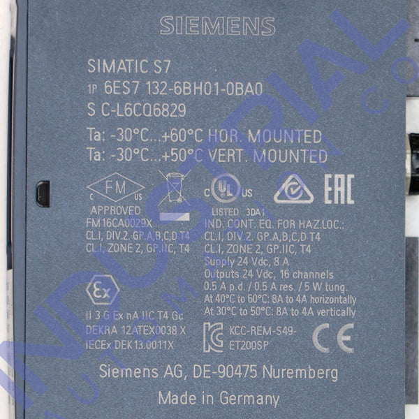 Siemens 6ES7132-6BH01-0BA0 New