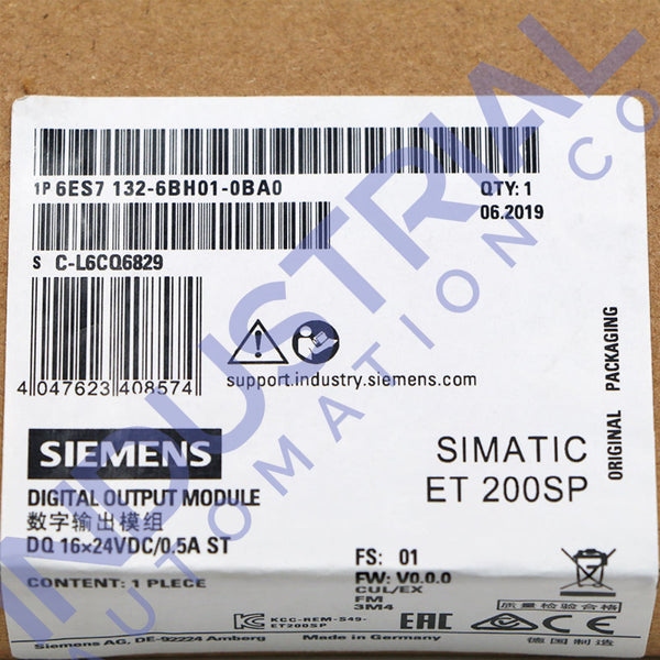 Siemens 6ES7132-6BH01-0BA0 New