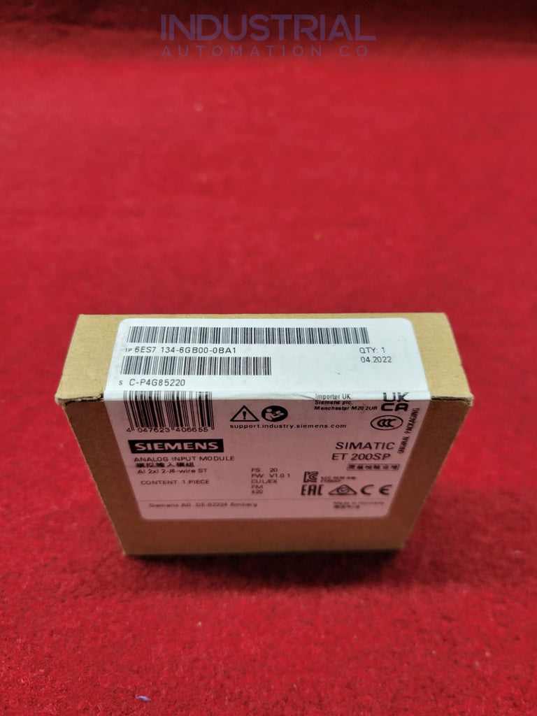 Siemens 6ES7134-6GB00-0BA1 New Business & Industrial