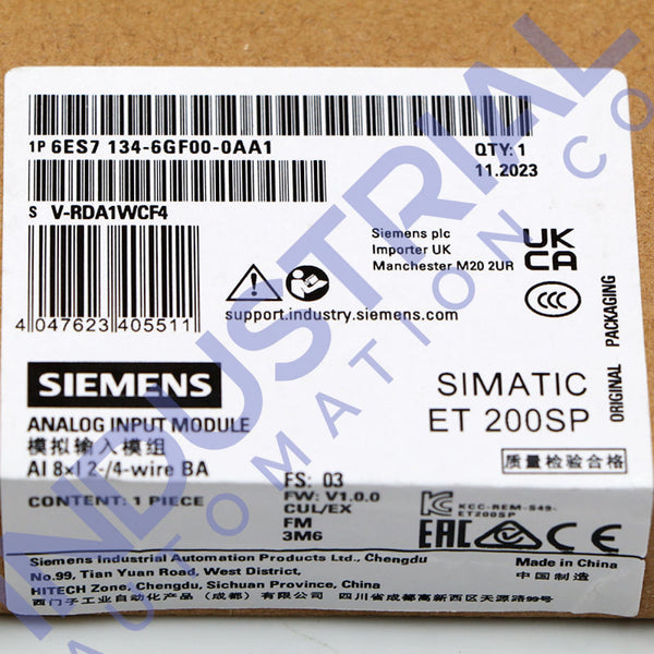 Siemens 6ES7134-6GF00-0AA1 New
