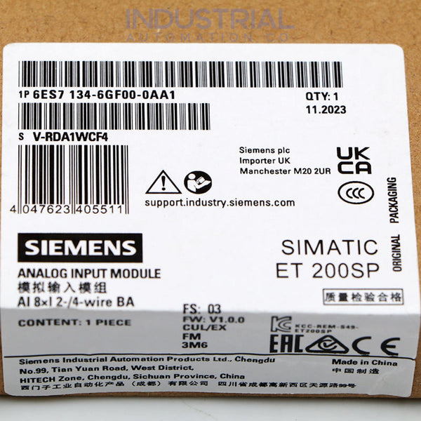 Siemens 6ES7134-6GF00-0AA1 New