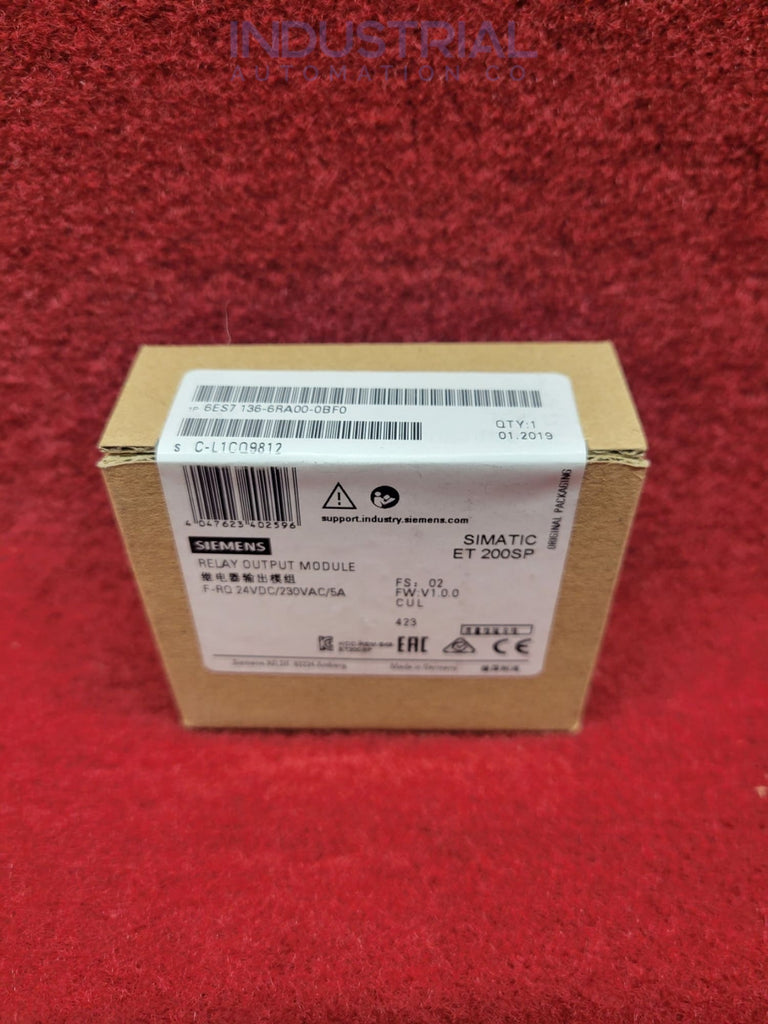 Siemens 6Es7136-6Ra00-0Bf0