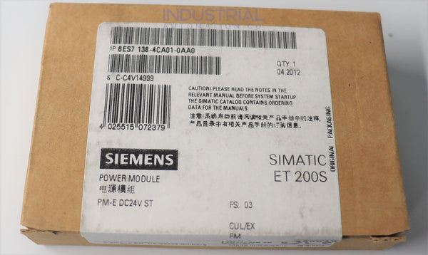 Siemens 6Es7138-4Ca01-0Aa0