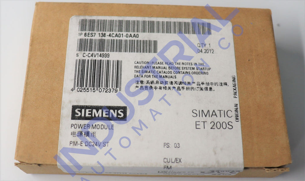 Siemens 6Es7138-4Ca01-0Aa0