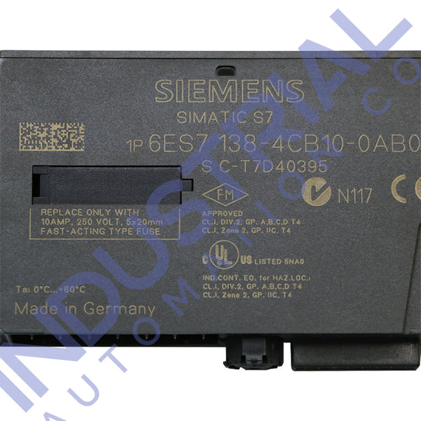 Siemens 6ES7138-4CB10-0AB0 Business & Industrial