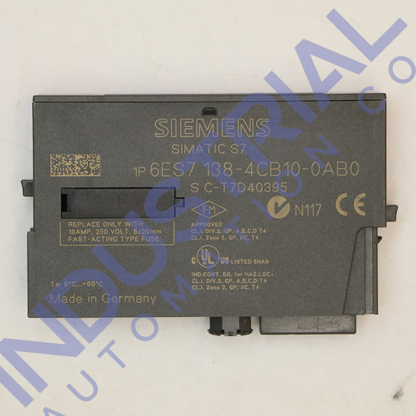 Siemens 6ES7138-4CB10-0AB0 Business & Industrial