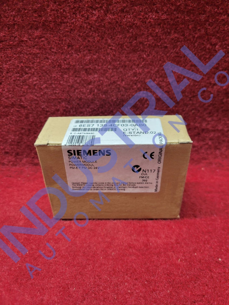 Siemens 6ES7138-4CF03-0AB0 Business & Industrial
