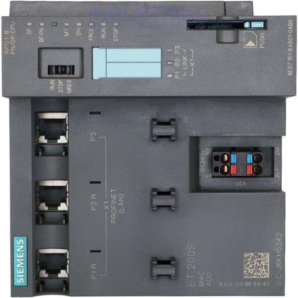 Siemens 6ES7151-8AB01-0AB0 IAC Certified Refurbished Business & Industrial