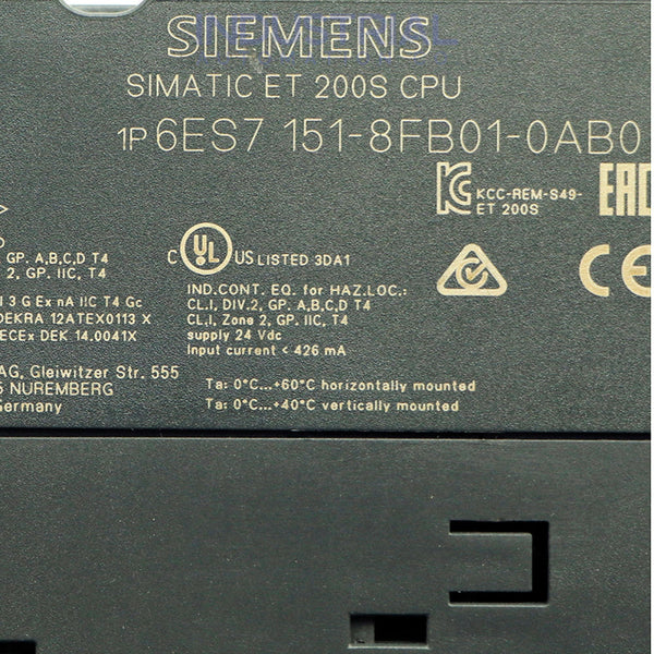 Siemens 6ES7151-8FB01-0AB0 IAC Certified Refurbished Business & Industrial