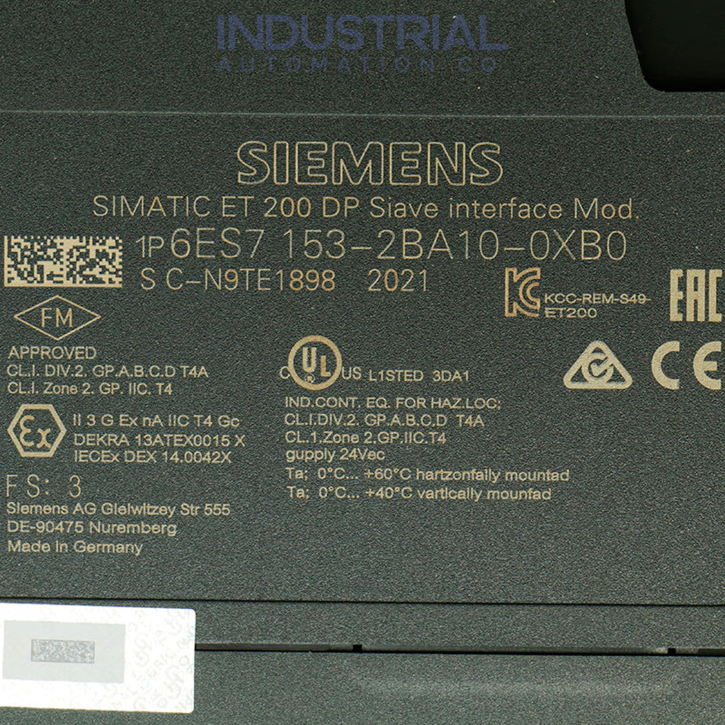 Siemens 6ES7153-2BA10-0XB0 New