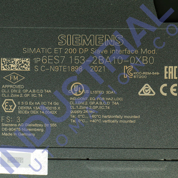 Siemens 6ES7153-2BA10-0XB0 New