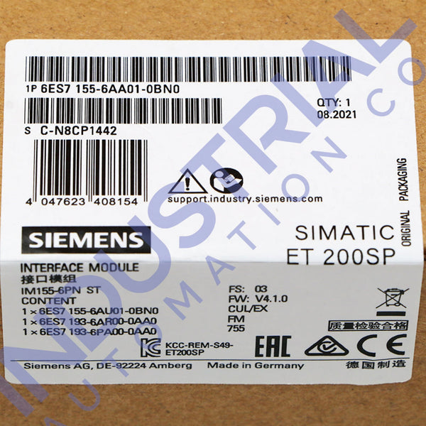 Siemens 6ES7155-6AA01-0BN0 New