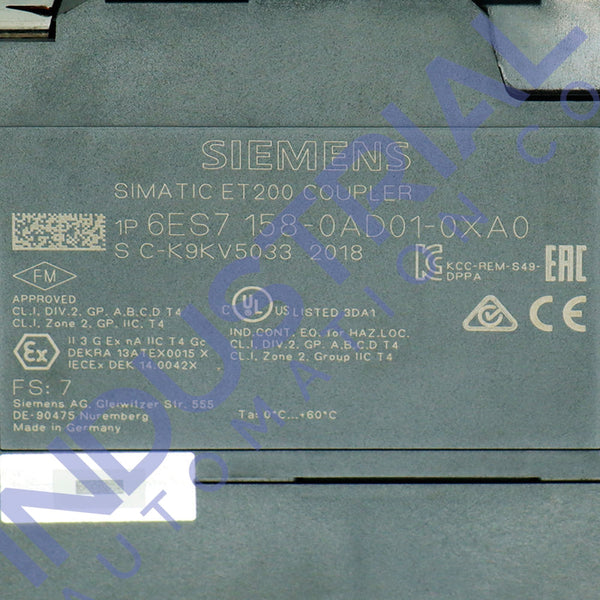 Siemens 6ES7158-0AD01-0XA0 Business & Industrial