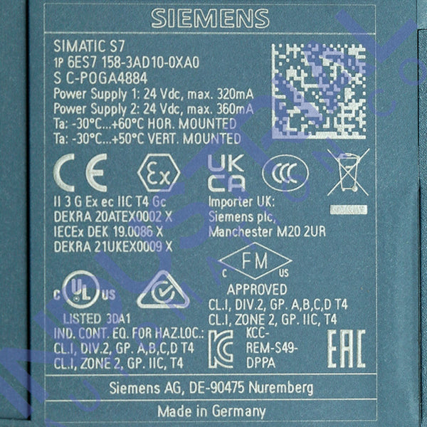 Siemens 6ES7158-3AD10-0XA0 New