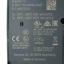Load image into Gallery viewer, Siemens 6ES7193-6AR00-0AA0 New