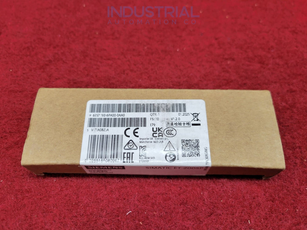Siemens 6ES7193-6PA00-0AA0 New
