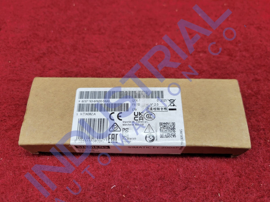 Siemens 6ES7193-6PA00-0AA0 New