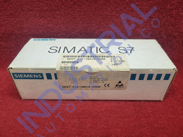 Siemens 6Es7212-1Ba10-0Xb0 Factory Sealed