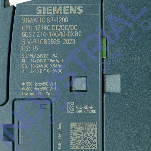 Siemens 6ES7214-1AG40-0XB0 New