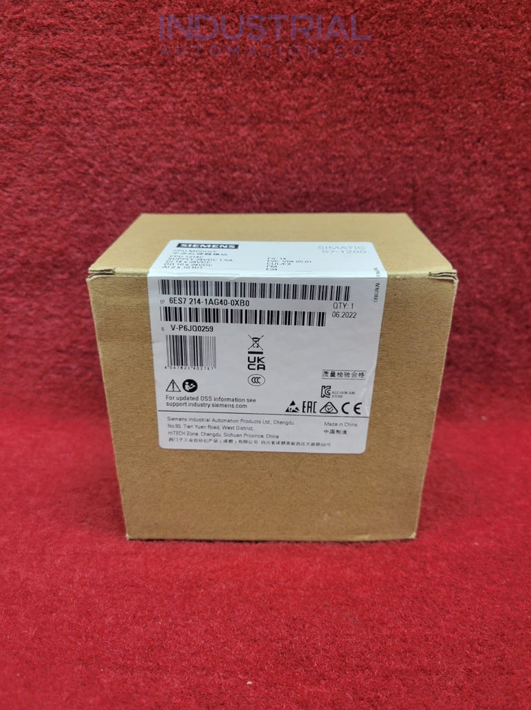 Siemens 6Es7214-1Ag40-0Xb0