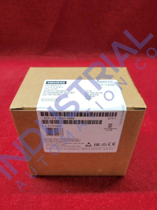 Siemens 6ES7214-1BG31-0XB0 New Business & Industrial