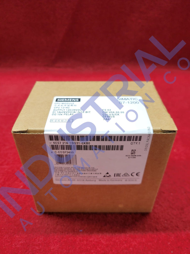 Siemens 6ES7214-1BG31-0XB0 New Business & Industrial
