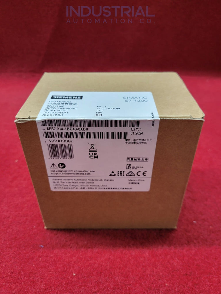 Siemens 6ES7214-1BG40-0XB0 New Business & Industrial