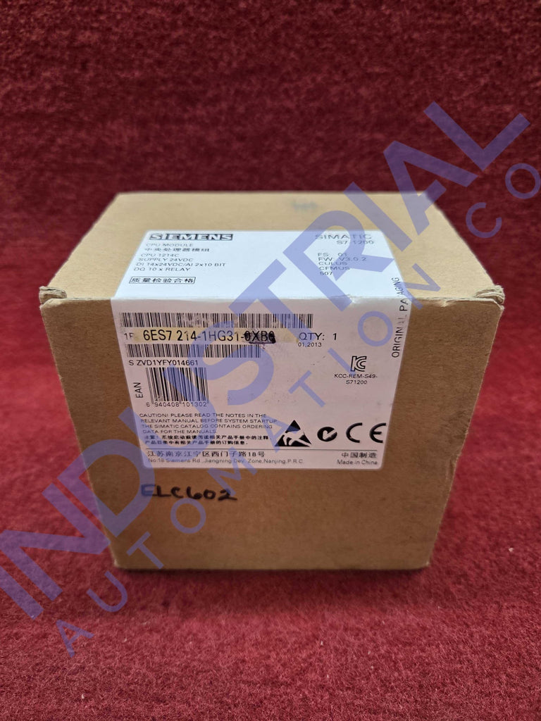 Siemens 6ES7214-1HG31-0XB0 - New - Business & Industrial