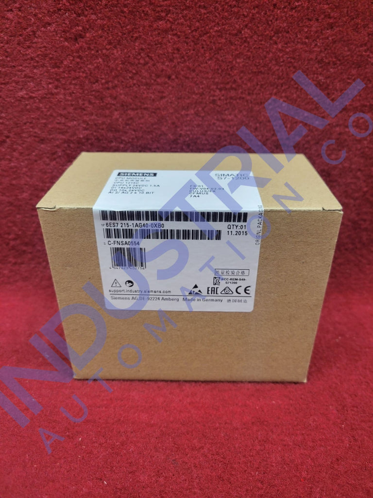 Siemens 6Es7215-1Ag40-0Xb0