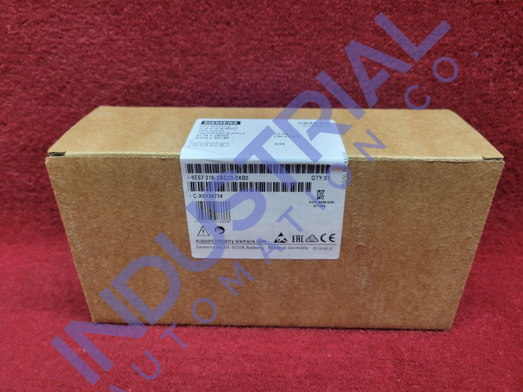 Siemens 6Es7216-2Bd23-0Xb0 Factory Sealed