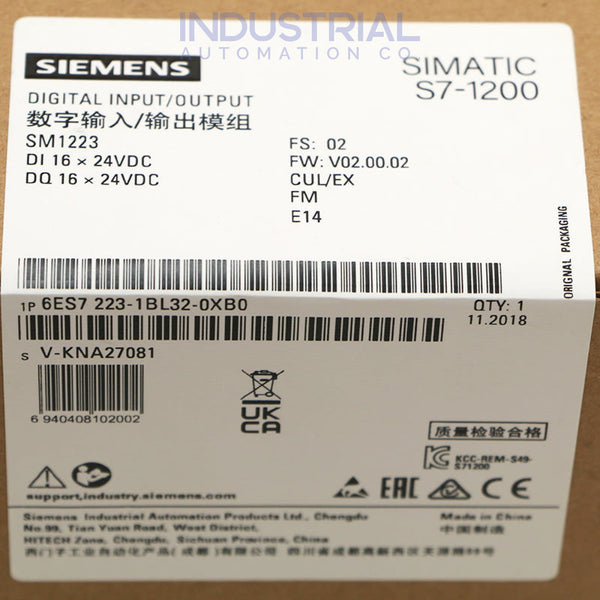 Siemens 6ES7223-1BL32-0XB0 New Business & Industrial