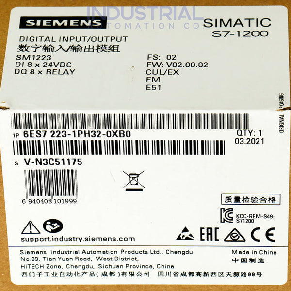 Siemens 6ES7223-1PH32-0XB0 New Business & Industrial