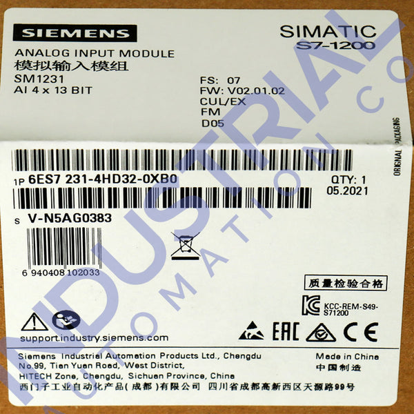 Siemens 6ES7231-4HD32-0XB0 New Business & Industrial