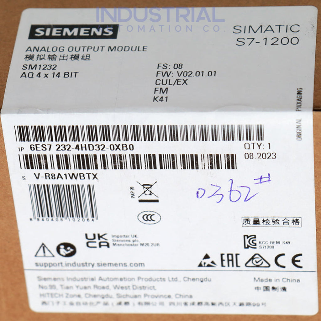 Siemens 6ES7232-4HD32-0XB0 New