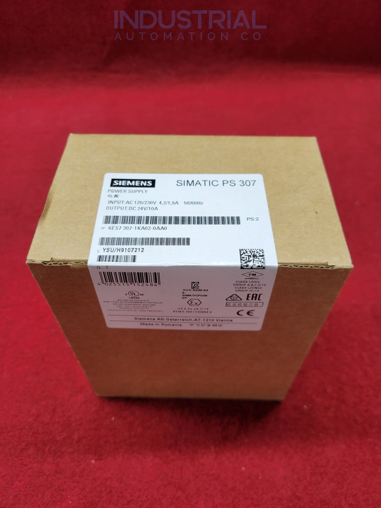 Siemens 6ES7307-1KA02-0AA0 New Business & Industrial