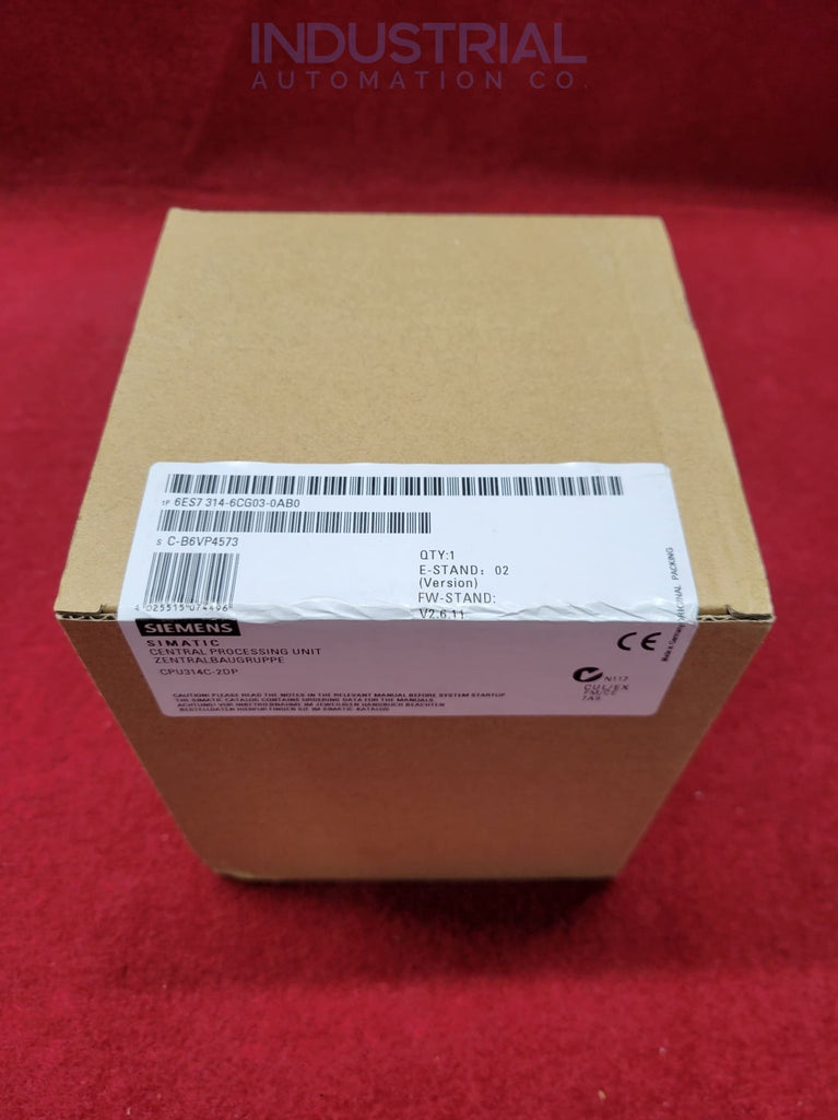 Siemens 6ES7314-6CG03-0AB0 New