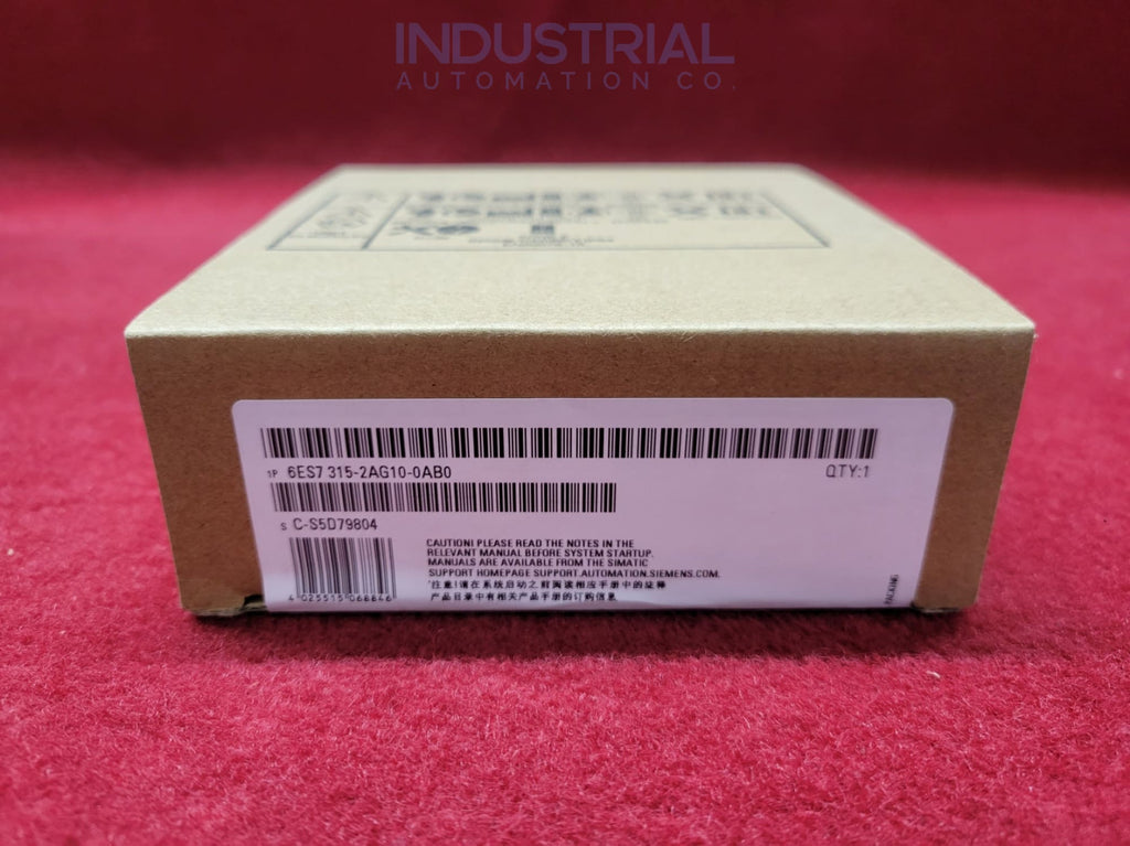 Siemens 6ES7315-2AG10-0AB0 New Business & Industrial